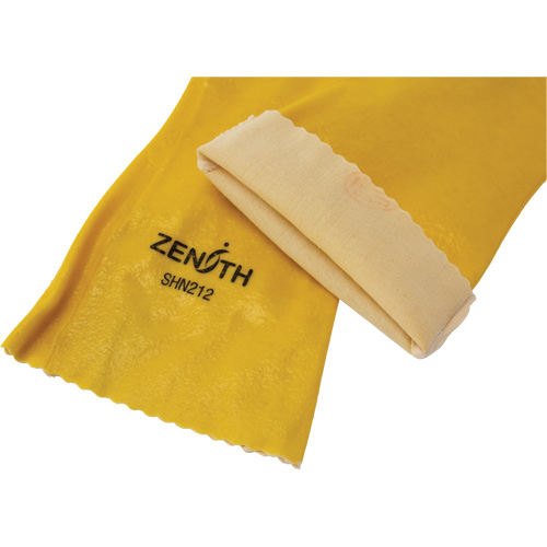 Gants &agrave; fini rugueux et r&eacute;sistants aux produits chimiques, Taille 9, 14" lo, PVC, Doublure en Interlock, 47-mil Nuna Depot Inc.
