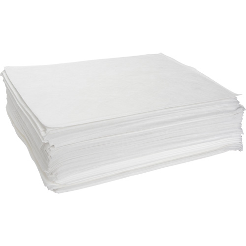 Meltblown Sorbent Pads, Oil Only, 15" x 19", 10 gal. Absorbancy Nuna Depot Inc.