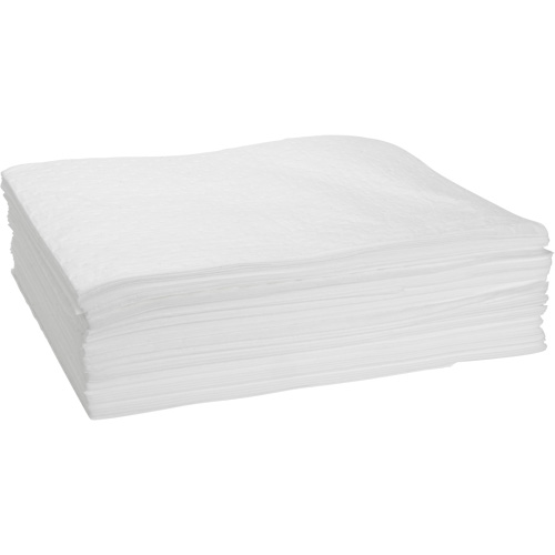 Bonded Sorbent Pad, Oil Only, 15" x 19", 10 gal. Absorbancy Nuna Depot Inc.