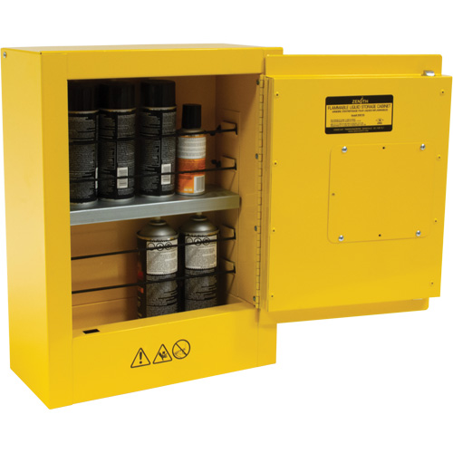 Mini Flammable Safety Cabinet, 2 Gal., 1 Door, 17" W x 22" H x 8" D Nuna Depot Inc.
