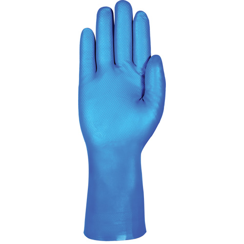 Gants r&eacute;sistants aux produits chimiques bleus pour usage moyen AlphaTec 37-501, Taille 7, 13" lo, Nitrile, 16,5-mil Nuna Depot Inc.