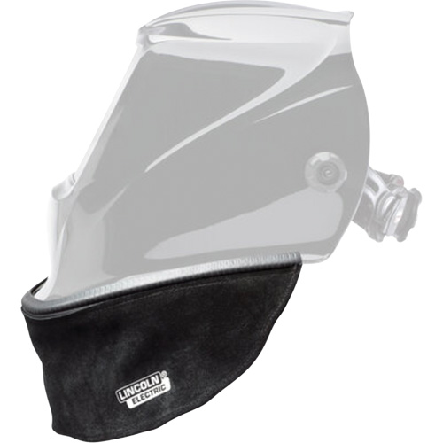 Split Leather Helmet Bib with Press Fit Seal, Black Nuna Depot Inc.