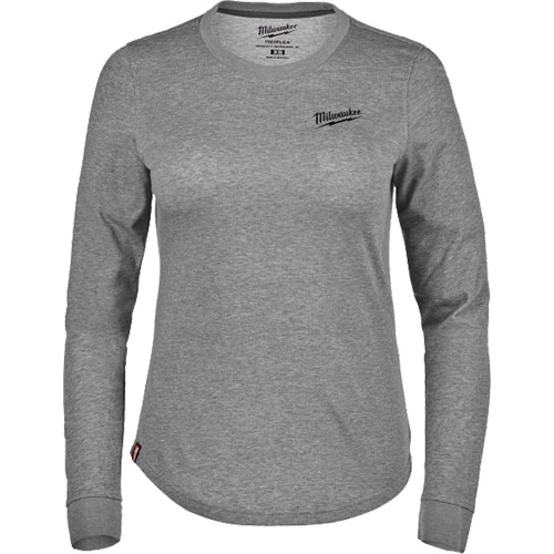 T-shirt hybride &agrave; manches longues FREEFLEX, Femmes, T-petit, Gris Nuna Depot Inc.