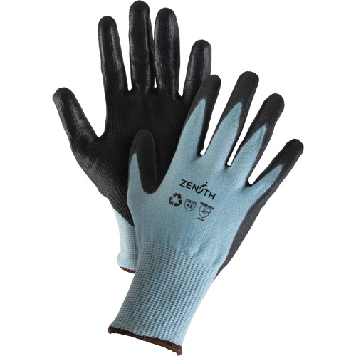 Eco-Friendly Stretch Cut-Resistant Gloves, Size 11, 13 Gauge, Polyurethane Coated, HPPE/RPET Shell, ASTM ANSI Level A3 Nuna Depot Inc.