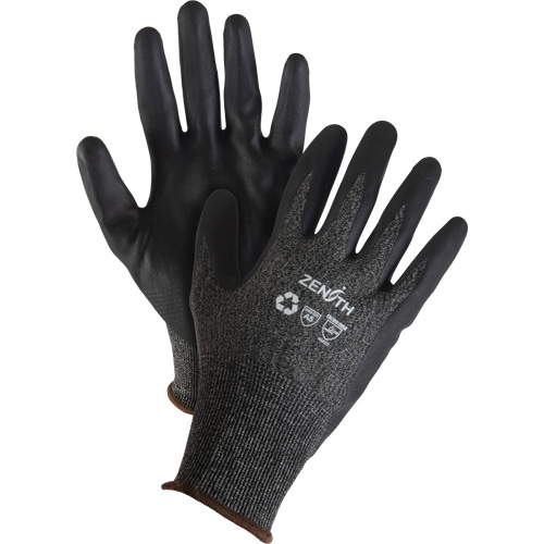 Gants &eacute;cologiques, l&eacute;gers, et r&eacute;sistants &agrave; la coupe, &agrave; haute dext&eacute;rit&eacute;, Taille 9, Calibre 21, Rev&ecirc;tement Mousse de nitrile, Enveloppe en Acier inoxydable/PEHP/rPET, ASTM ANSI niveau A5 Nuna Depot Inc.