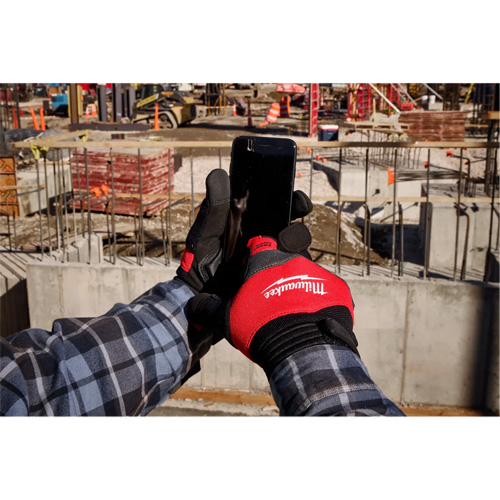 Gants de travail antivibration, Taille Petit, Paume Synth&eacute;tique Nuna Depot Inc.