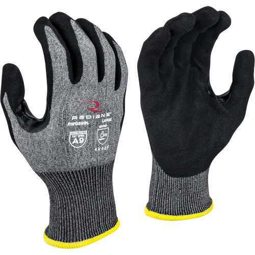 RWG589 Cut Protection Coated Gloves, Size 2X-Large, 18 Gauge, Foam Nitrile Coated, HPPE Shell, ASTM ANSI Level A9/EN 388 Level F Nuna Depot Inc.