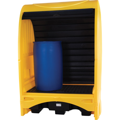 Palette contre les d&eacute;versements &agrave; couvercle dur pour 2 barils, 43,11" lo x 61,61" la x 83,07" h, Capacit&eacute; de charge 1433 lb Nuna Depot Inc.