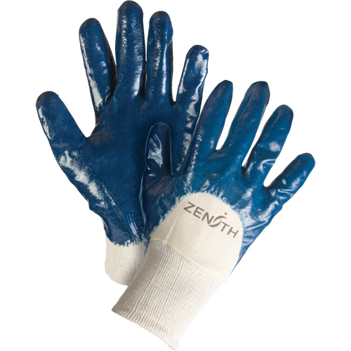 Gants &agrave; doublure interlock de poids moyen, 9/Grand, R&ecirc;vetement Nitrile, Enveloppe en Coton Nuna Depot Inc.