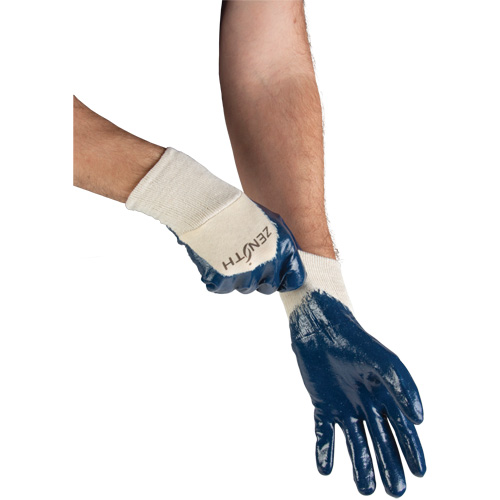 Gants &agrave; doublure interlock de poids moyen, 9/Grand, R&ecirc;vetement Nitrile, Enveloppe en Coton Nuna Depot Inc.