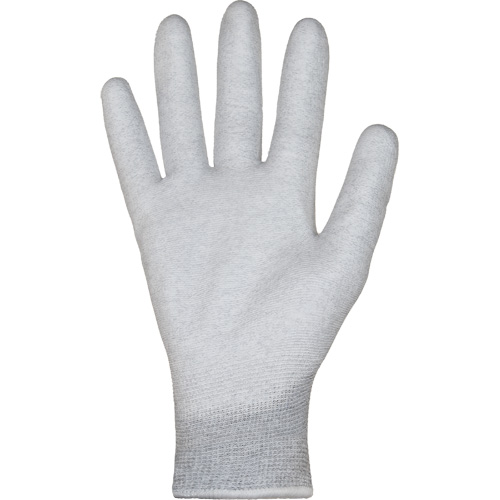 Gants blancs KnitActiv dissipatifs &eacute;lectrostatiques et peu pelucheux, 5, R&ecirc;vetement Polyur&eacute;thane, Calibre 13, Enveloppe en Nylon/Coton Nuna Depot Inc.