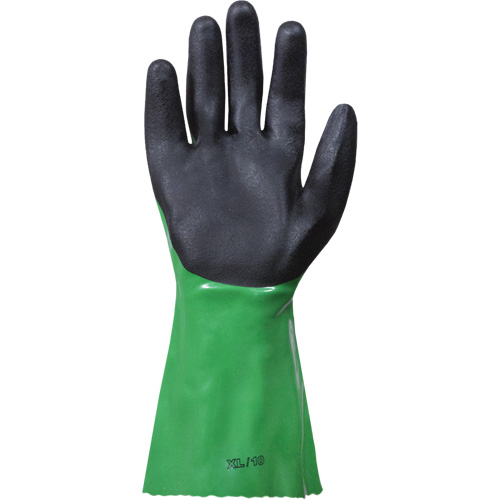 SolvStop Chemical-Resistant Gloves, Size 7, 12" L, PVC Nuna Depot Inc.