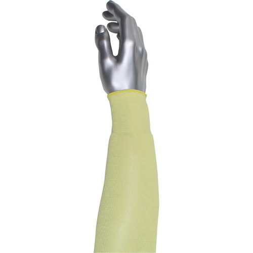 Manchette r&eacute;sistante &agrave; la coupe &agrave; pli unique Kut Gard, Aramide/ATA, 10", ASTM ANSI niveau A4, Jaune Nuna Depot Inc.