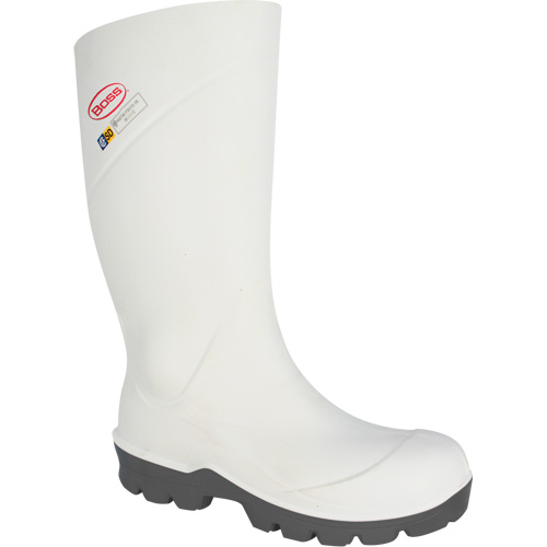 Bottes de transformation alimentaire Boss, Polyur&eacute;thane, Embout Acier, Taille 4, Imperm&eacute;able Nuna Depot Inc.