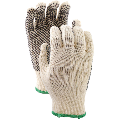 Gants en tricot avec pois de PVC 417, Poly/coton, Un c&ocirc;t&eacute;, Petit Nuna Depot Inc.