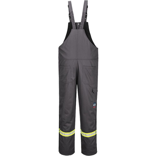 Bizflame&reg; 88/12 Insulated Bib Pants, Cotton/Nylon, Small, Grey Nuna Depot Inc.