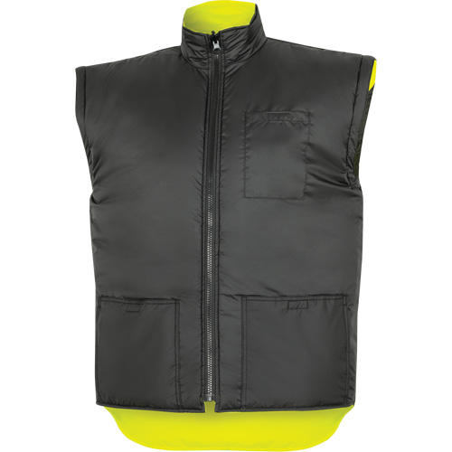 Parka de s&eacute;curit&eacute; d'hiver imperm&eacute;able 7-en-1 5057 Pioneer Yukon, Polyester, Noir/Jaune lime haute visibilit&eacute;, T-petit Nuna Depot Inc.