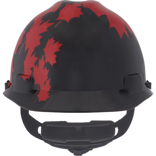 Specialty V-Gard&reg; Hard Hat, Ratchet Suspension, Black/Red Nuna Depot Inc.