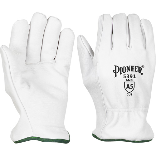 Cut-Resistant Driver's Gloves, Small, Grain Goatskin Palm Nuna Depot Inc.