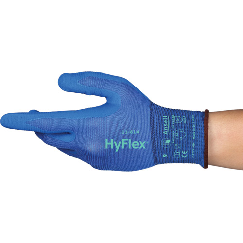 Gants Hyflex 11-814, 2T-petit/5, Calibre 18, Rev&ecirc;tement Mousse de nitrile, ASTM ANSI niveau A1/EN 388 niveau 1/EN 388 niveau A Nuna Depot Inc.
