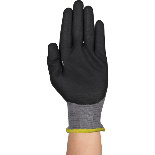 Gants r&eacute;sistants &agrave; la coupe HYFLEX 11-584, Taille 6/T-petit, Calibre 21, Rev&ecirc;tement Mousse de nitrile, Enveloppe en PEHP/Intercept, ASTM ANSI niveau A6/EN 388 niveau F Nuna Depot Inc.