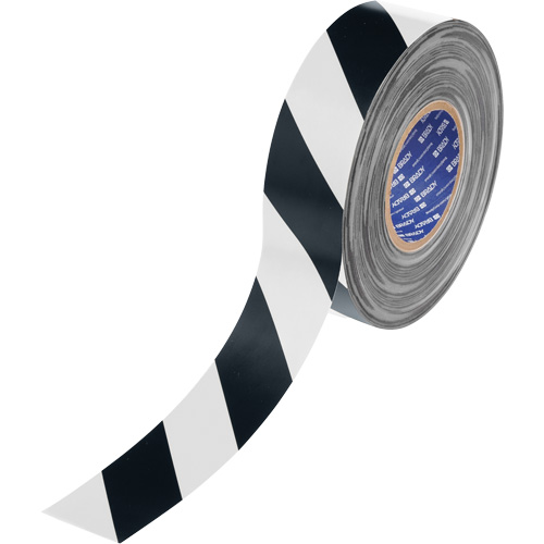 ToughStripe&reg; Max Floor Marking Tape, 2" x 100', Polyester, Black and White Nuna Depot Inc.