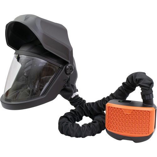 PEAKAIR DEFENDER Visor with Flip-Front & X90VX Blower Kit, Facepiece Respirator/Welding Helmet, Lithium-Ion Battery Nuna Depot Inc.