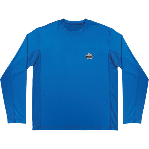 Chemise de refroidissement &agrave; manches longues avec protection solaire et UV Chill-Its 6689, Bleu, Petit Nuna Depot Inc.