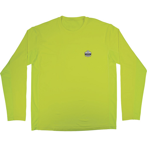 Chill-Its 6689 Cooling Long Sleeve Sun Shirt with UV Protection, High-Visibility Lime-Yellow, Small Nuna Depot Inc.