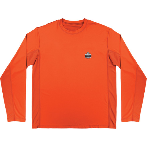 Chemise de refroidissement &agrave; manches longues avec protection solaire et UV Chill-Its 6689, Orange, Petit Nuna Depot Inc.