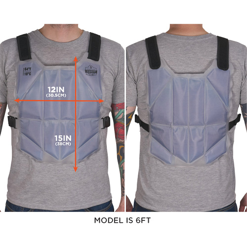 Chill-Its 6210 Phase Change Cooling Vest, One Size, Blue Nuna Depot Inc.