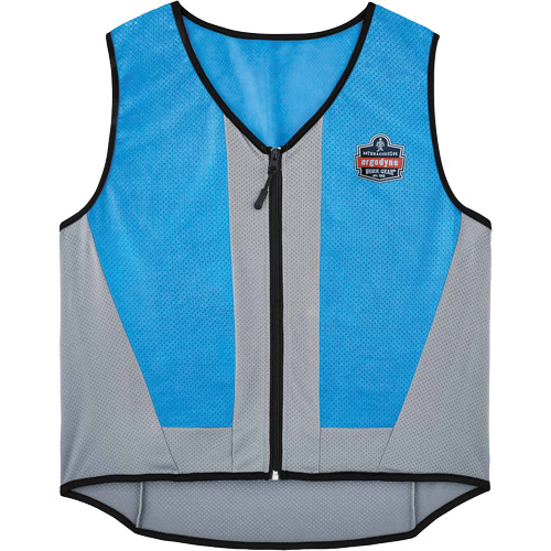 Chill-Its 6667 Wet Evaporative Cooling Vest with Zipper Closure, 5X-Large, Blue Nuna Depot Inc.