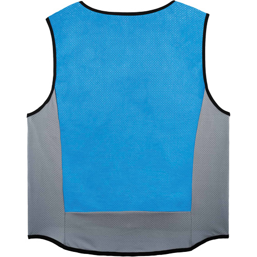 Chill-Its 6667 Wet Evaporative Cooling Vest with Zipper Closure, 5X-Large, Blue Nuna Depot Inc.