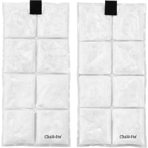 Veste de refroidissement &agrave; changement de phase l&eacute;g&egrave;re avec sachets de recharge Chill-Its 6260, Grand/T-Grand, Orange Nuna Depot Inc.