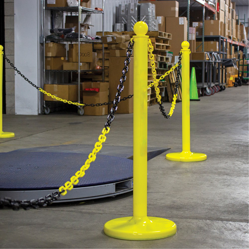 Chaîne de barri&egrave;re en plastique &agrave; deux couleurs, Vert/Blanc Nuna Depot Inc.