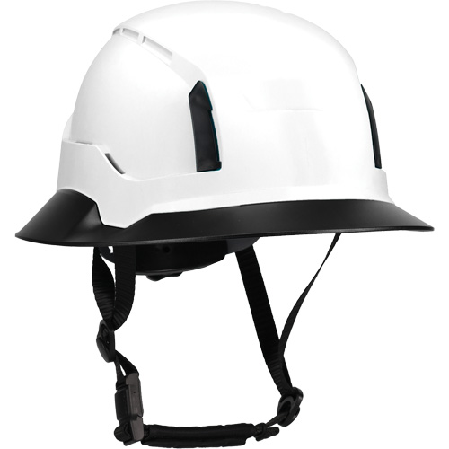 Wide Clip-On Full Brim for RZRBack Climbing Helmet, White Nuna Depot Inc.