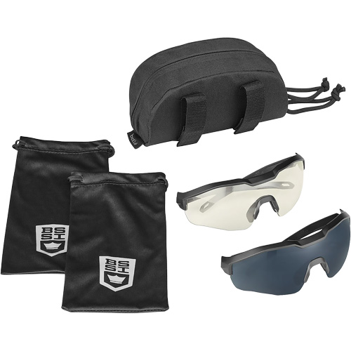 MY6 Safety Glasse Eyeshield Kit, Clear/Smoke Lens, Anti-Fog/Anti-Scratch, ANSI Z87+ Nuna Depot Inc.