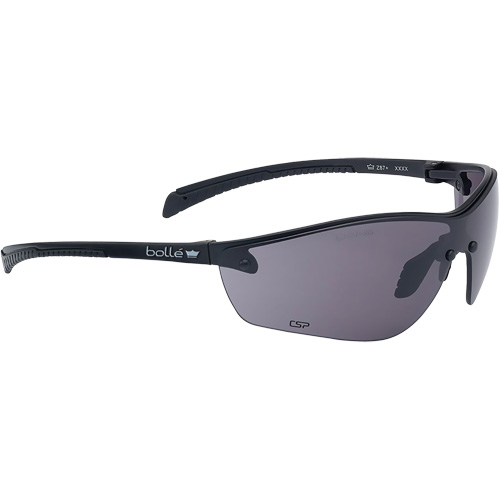 Lunettes de s&eacute;curit&eacute; BSSI Silium+, Lentille Fum&eacute;e/Gris, Antibu&eacute;e/Anti-&eacute;gratignures, ANSI Z87+ Nuna Depot Inc.