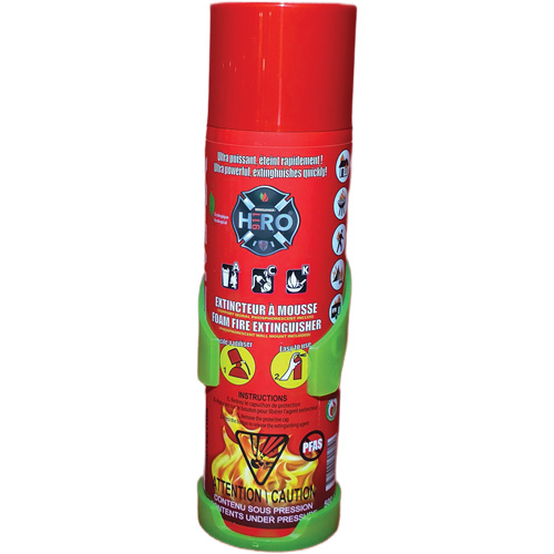 Hero 911 PFAS-Free Fire Extinguisher, ACK, 500 ml Capacity Nuna Depot Inc.