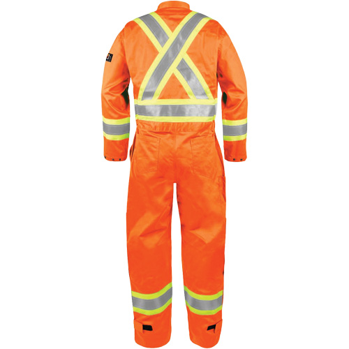 High-Visibility Fire-Resistant Coveralls, Size Small, Orange Nuna Depot Inc.