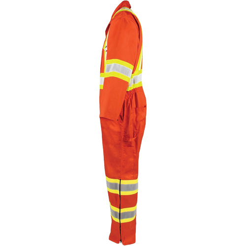 High-Visibility Unlined Coveralls, 5X-Large, High Visibility Orange Nuna Depot Inc.