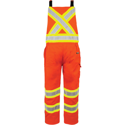 Salopette non doubl&eacute;e haute visibilit&eacute;, 4T-Grand, Orange haute visibilit&eacute; Nuna Depot Inc.