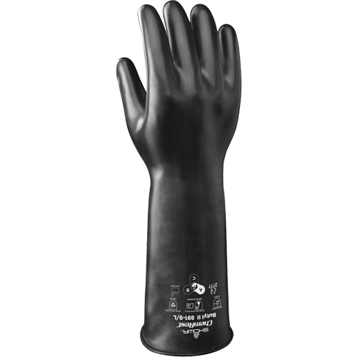 Gants r&eacute;sistant &agrave; l'acide & aux produits chimiques 981, Taille 2T-Grand/11, 14" lo, Caoutchouc butyle/Viton, 28 mils Nuna Depot Inc.