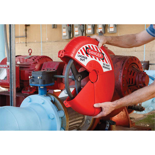 Collapsible Gate Valve Lockout Device, Wheel Type Nuna Depot Inc.