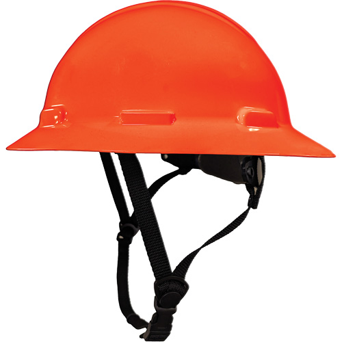 LIDGUARD&reg; Full Brim Hardhat with Chinstrap, Meets CSA Type 2, Ratchet Suspension, Vented Nuna Depot Inc.