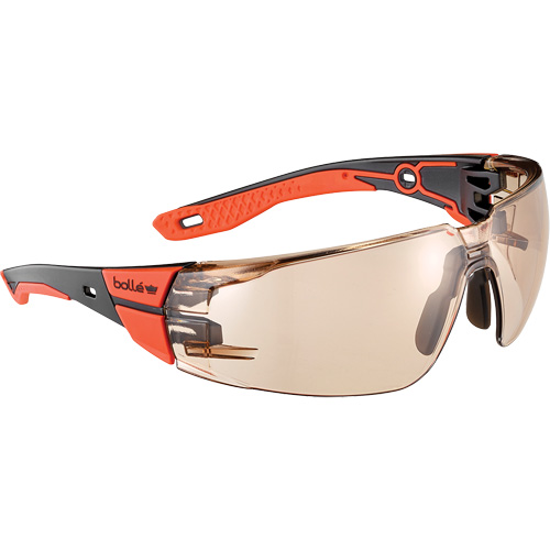 RUSH+ 2.0 M/L Safety Glasses with Black & Red Frame, Copper Lens, Anti-Fog/Anti-Scratch, ANSI Z87+ Nuna Depot Inc.