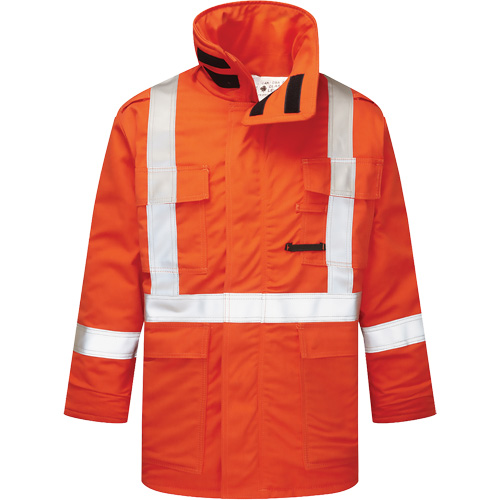 Avenger 9 oz High-Visibility Insulated Parka, Style 515, Men's, 3X-Large, Orange Nuna Depot Inc.