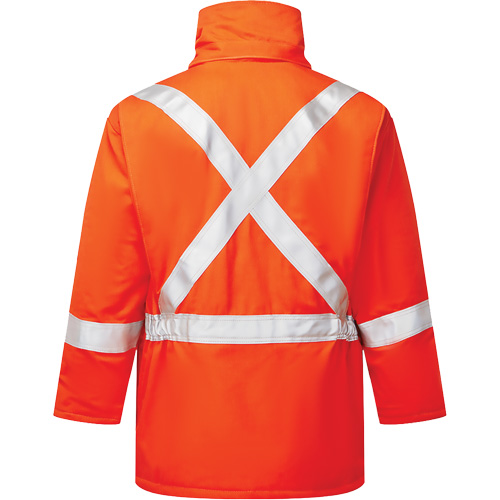 Avenger 9 oz High-Visibility Insulated Parka, Style 515, Men's, 3X-Large, Orange Nuna Depot Inc.