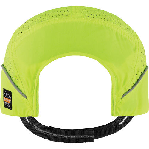 Skullerz 8955 Lightweight Bump Cap Hat with Micro Brim, High Visibility Lime Green Nuna Depot Inc.
