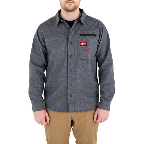 Chemise en flanelle GRIDIRON, Hommes, T-Grand, Gris Nuna Depot Inc.